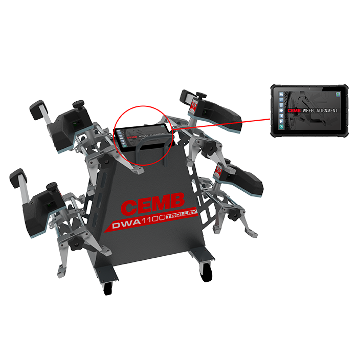 CEMB DWA1100 Trolley Wheel Aligner